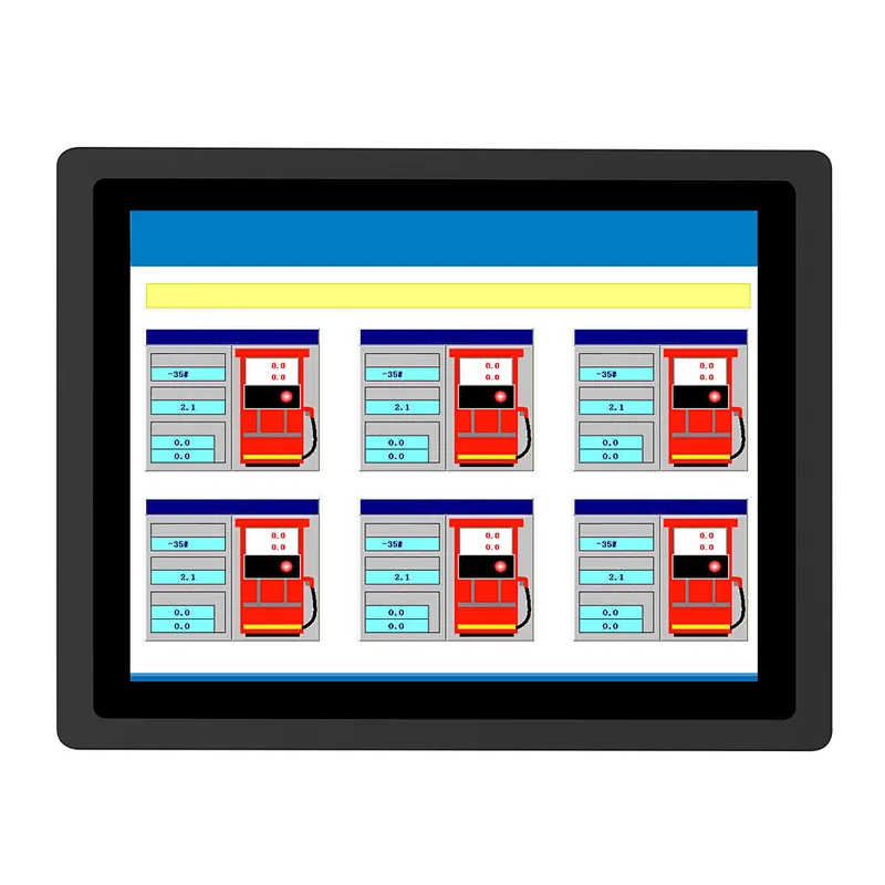 19 inch capacitive multi-touch Industrial touch HMI monitor displays