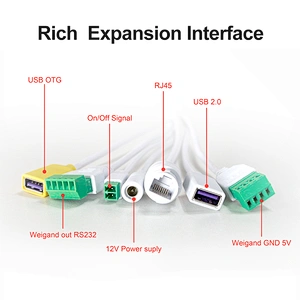 High performance Android Integrated wall hanging  access control face recognition door lock ai thermal camera