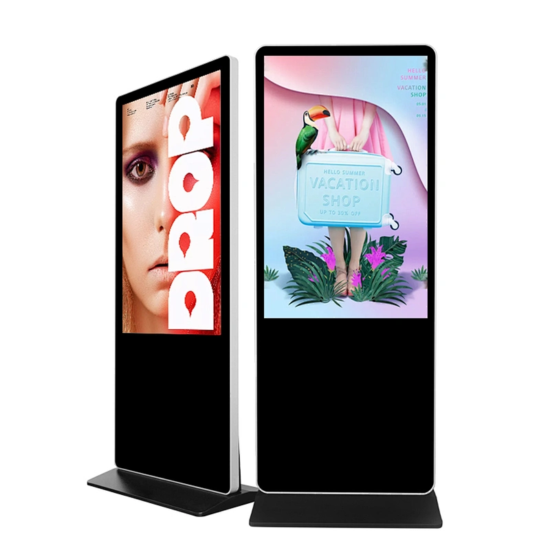 Indoor floor standing digital lcd commercial remote android advertising display screen