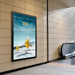 Outdoor big size 75 inch wall mounted lcd screen advertising display digital signage