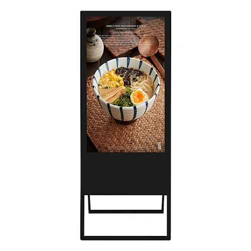 Indoor outdoor Floor Standing Digital no touch screen Advertising Portable Display