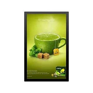 Outdoor wall mounted advertising digital display led screens no touch digital signage