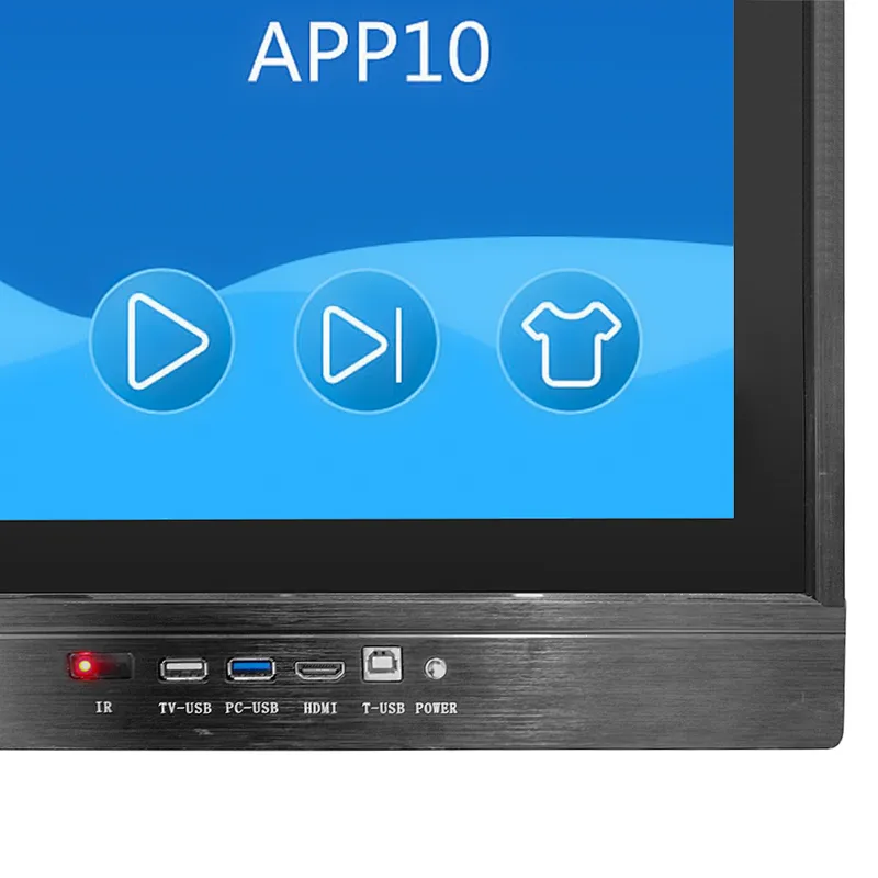Guangzhou 55 inch all in one pc computer IR touch screen interactive whiteboard