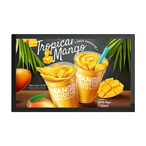 Wall mounted outdoor advertising digital display led screens no touch floor stand digital signage totem