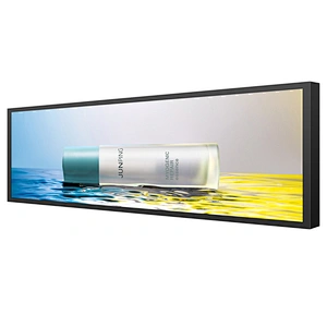 Senke Ready To Ship wall mounted Wide stretch bar lcd display Restaurant advertising display