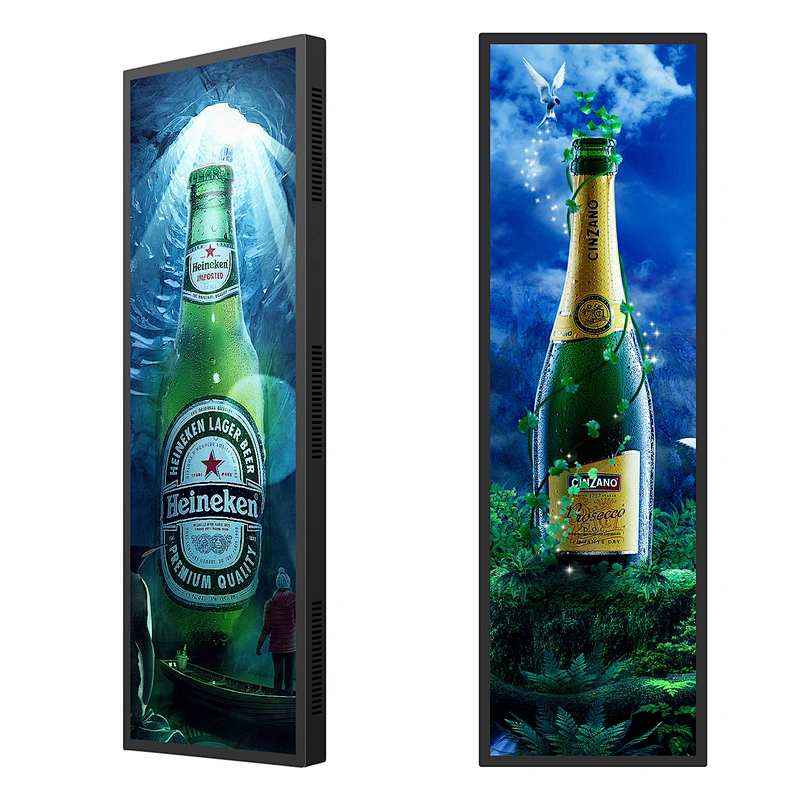 24 Inch Embedded Ultra-Wide advertising Led Panel Indoor Touch Screen Stretched Monitor
