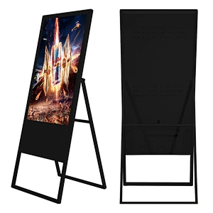 43 Inch Floor Stand capacitive Remote Digital Signage Player 4g Led Screen Advertising Display