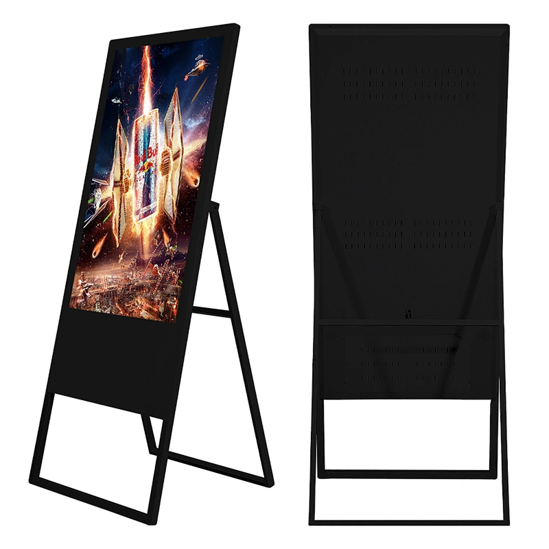 43 Inch Floor Stand capacitive Remote Digital Signage Player 4g Led Screen Advertising Display