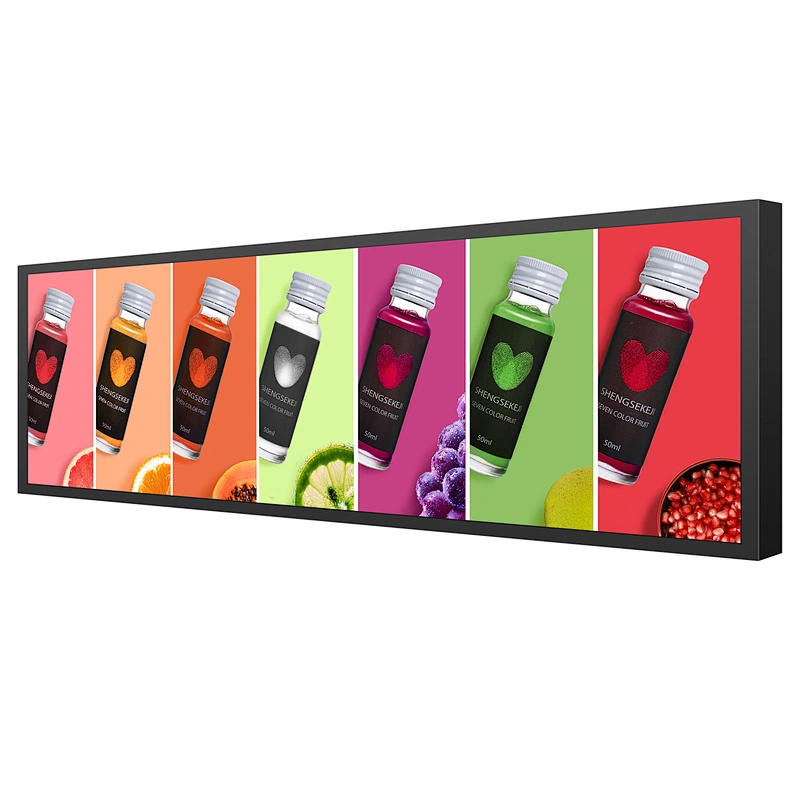 SENKE Ready To Ship Embedded ultra wide touch screen bar lcd screen monitor digital signage led