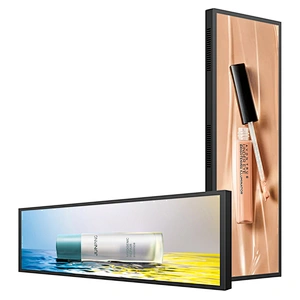 Hot Selling Cheap Stretch Bar Led Lcd 28 Inch hotel Display Monitor Advertising Screen