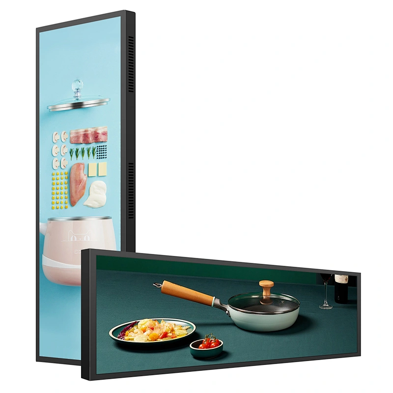 24 Inch Embedded Ultra-Wide advertising Led Panel Indoor Touch Screen Stretched Monitor