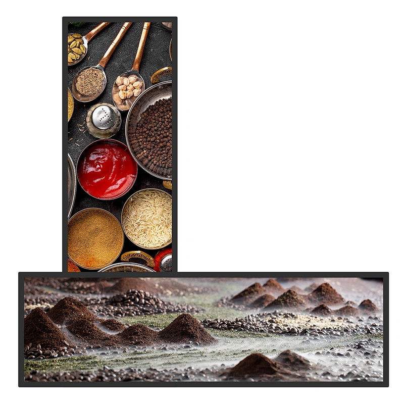 SENKE Ready To Ship Embedded ultra wide touch screen bar lcd screen monitor digital signage led