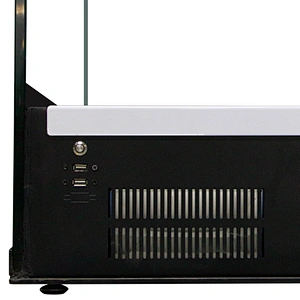 Supermarket floor standing Touch screen bank inquiry Glass info kiosk interactive kiosk