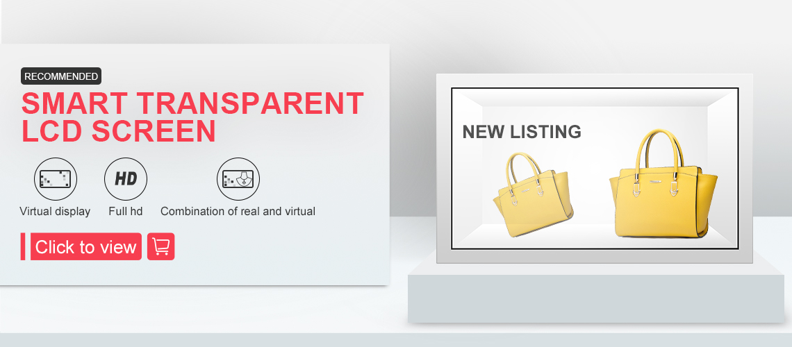 Transparent Touch Foil Glass Info Kiosk