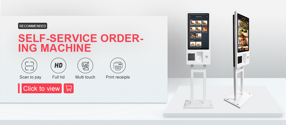 Transparent Touch Foil Glass Info Kiosk