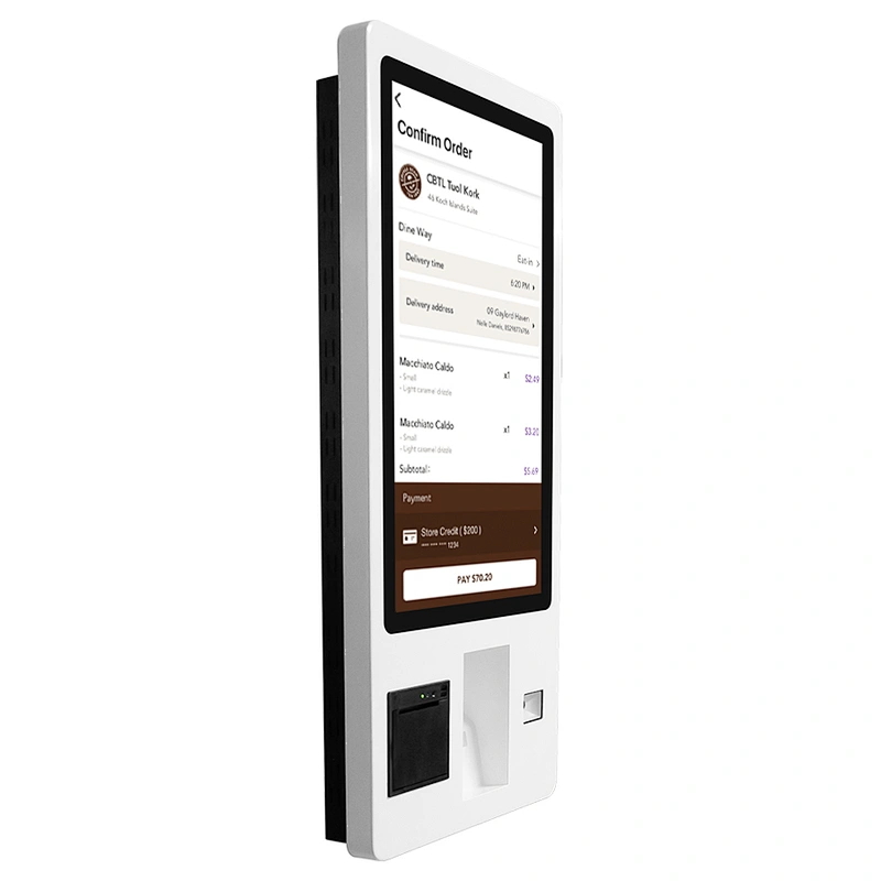 Wholesale Factory Price touch screen ordering payment self-service terminal kiosk
