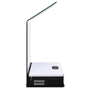 Supermarket floor standing Touch screen bank inquiry Glass info kiosk interactive kiosk