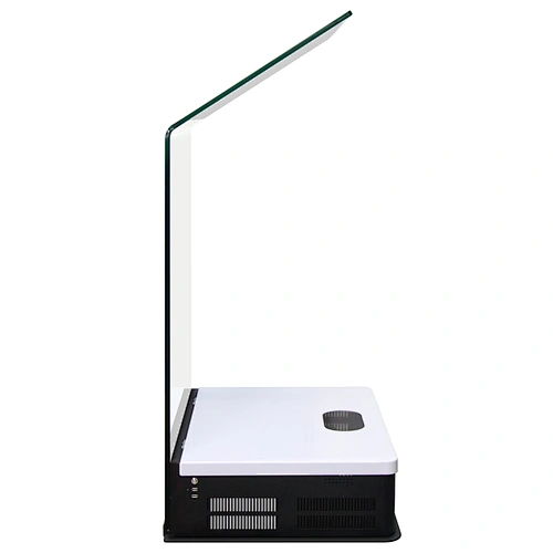 Supermarket floor standing Touch screen bank inquiry Glass info kiosk interactive kiosk