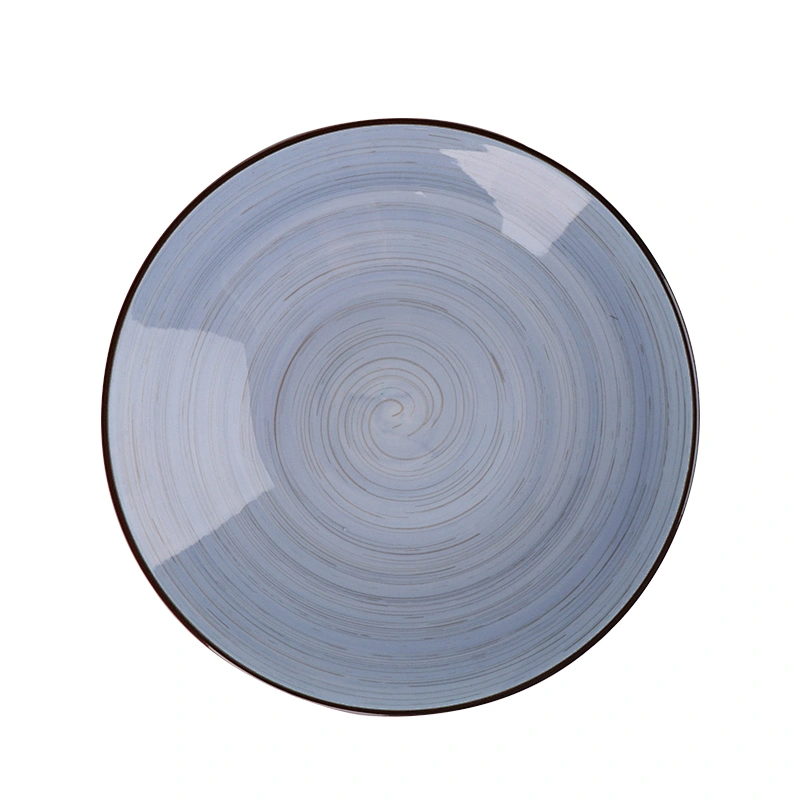 Wholesale color glazed ceramic porcelain restaurant kitchen dinner dishes plates