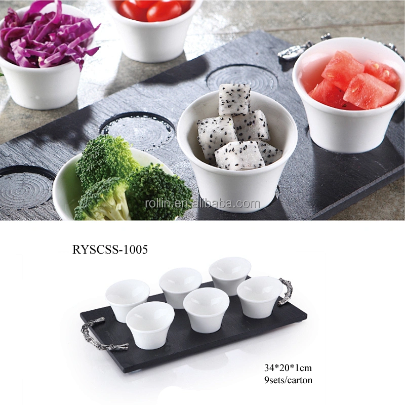 Fast Hot Plate Natural Slate Steak Stone For Cooking