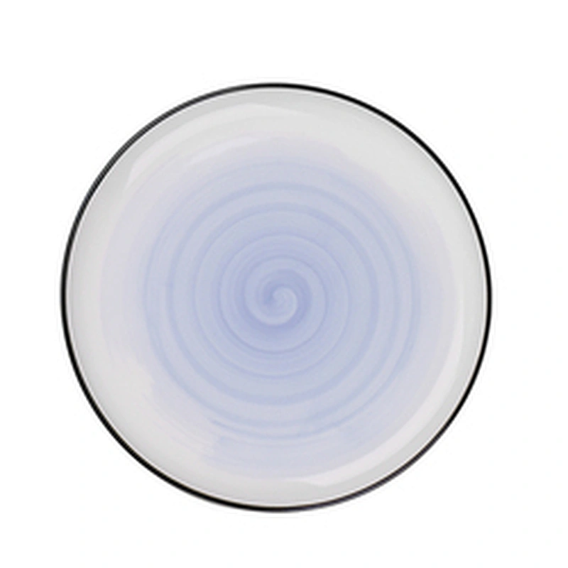New Design Solid Color Spotted Tablewares Party Supplies Porcelain Charger Ceramic Plates