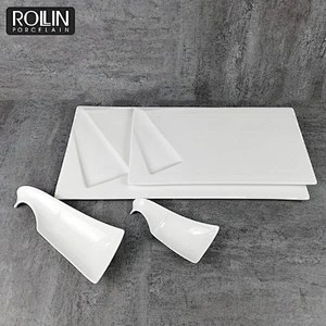 Rectangular Plate  Dishwasher Microwave Safe Tableware Sushi Plate