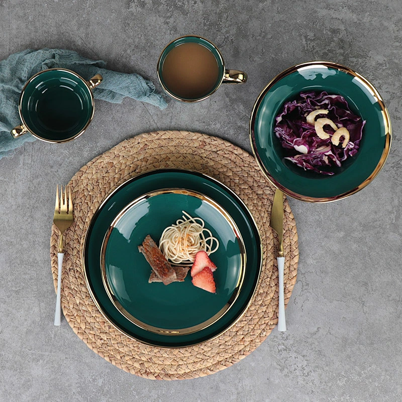 Top sale restaurant porcelain ceramic plates sets dinnerware tableware plate