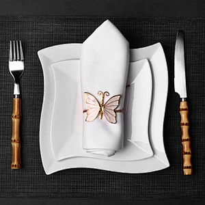 Custom Square porcelain moroccan plate food serving tray dinner plates ceramic serving plate