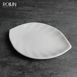 wholesale white porcelain dessert dish sauce dish factory supply directly