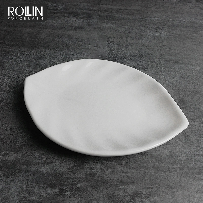 wholesale white porcelain dessert dish sauce dish factory supply directly