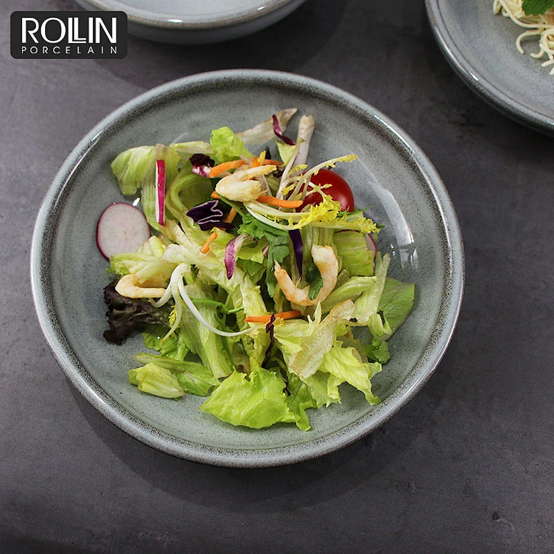 Factory direct wholesale Ceramic Plates Salad Plates Deep Plates for Hotel and Restaurant