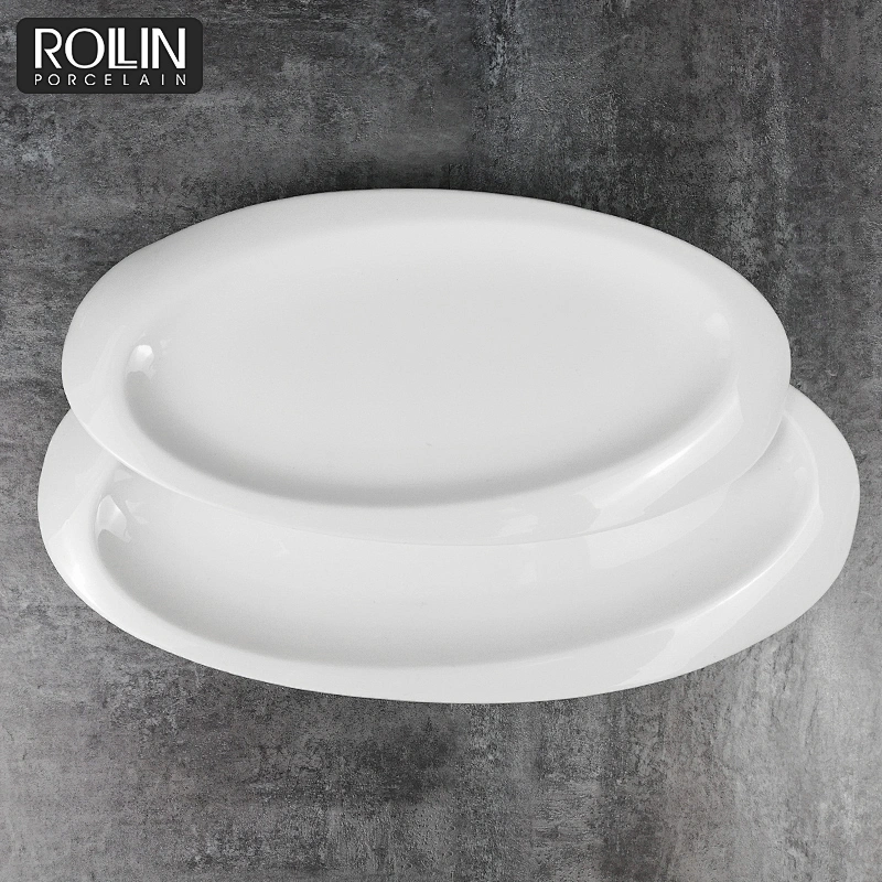 modern restaurant plates bone china dinner sets plates Ceramic serving tray