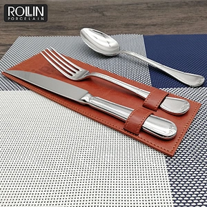 Restaurant Cheap Silver Flatware Set Dinner Spoons Forks and Knife Stainless Steel Cutlery