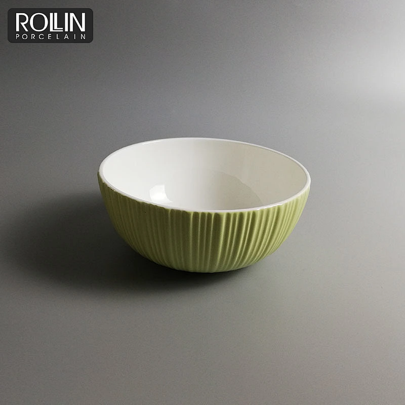 Hotel Tableware Green Glazed Dinnerware Bone China Dinnerset