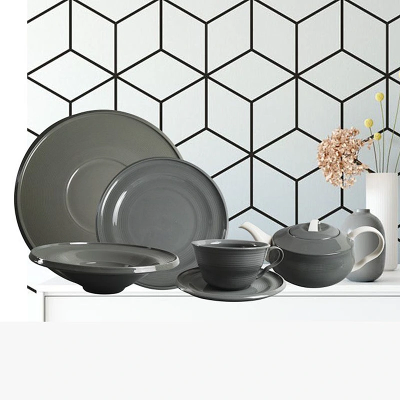 glaze dinnerware  hotel  tableware ceramic plates for restaurants