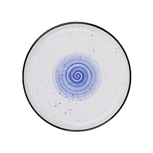 New Design Solid Color Spotted Tablewares Party Supplies Porcelain Charger Ceramic Plates
