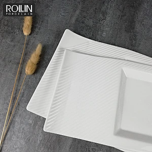 Rectangular Dessert Boat Shape Restaurant Plate