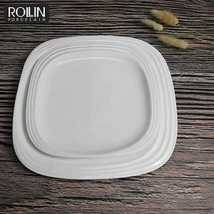 China wholesale high quality exclusive royal porcelain dinnerware for hotel wedding banquet