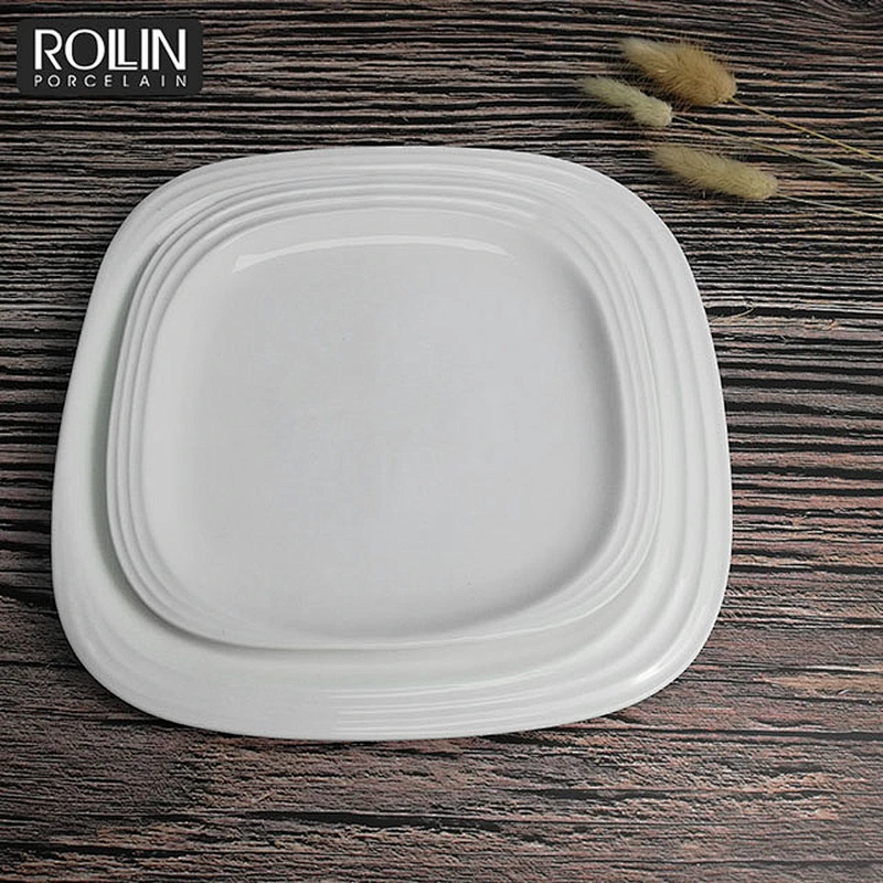 China wholesale high quality exclusive royal porcelain dinnerware for hotel wedding banquet