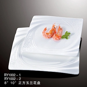 Fashion special design triangle shape white plate restaurant crockery dinner plate ceramic serving plates