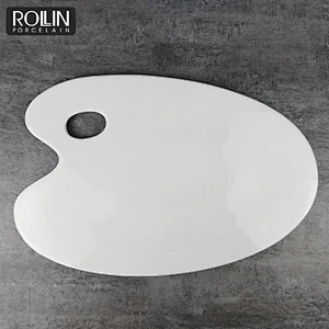 white tableware porcelain plate ceramic serving plate
