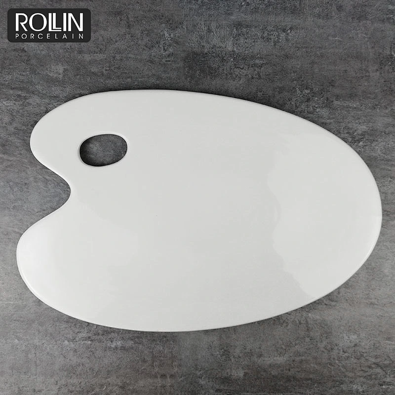 white tableware porcelain plate ceramic serving plate