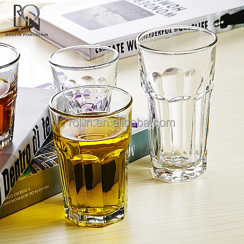 Factory Direct Wholesale Durable Glass Tea Cup Mugs Drinking Glass Measuring Cup