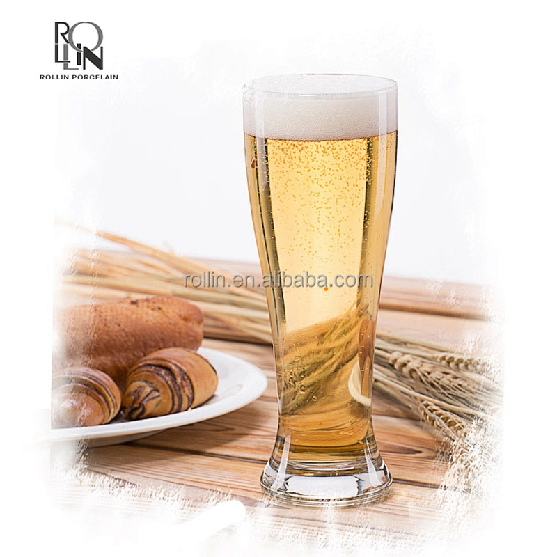 High quality 355ml, 414ml, 473ml, 600ml custom glass beer cup glass mug for beer