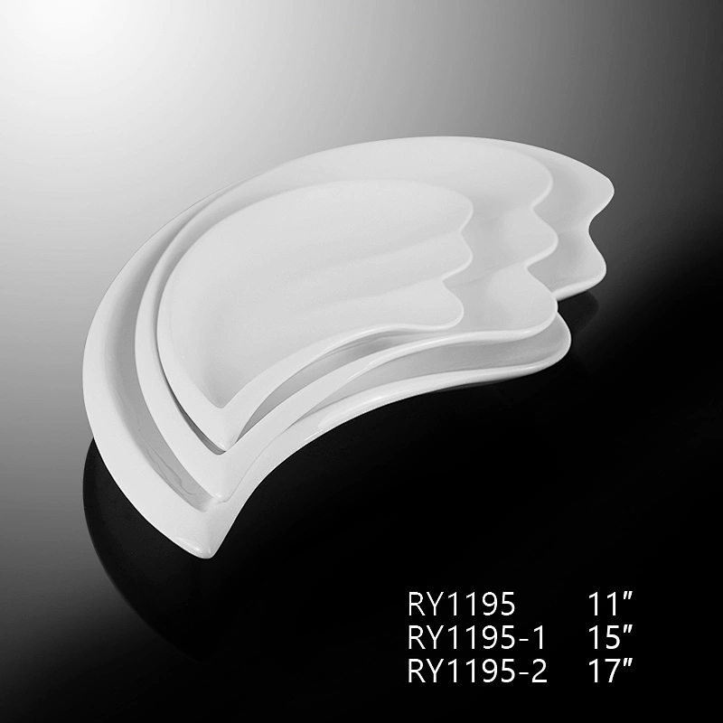 High quality restaurant Dinner Plates Special Design porcelain Plates