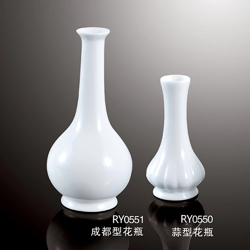 Wholesale Factory Various Elegant white Ceramic Porcelain Flower Vase