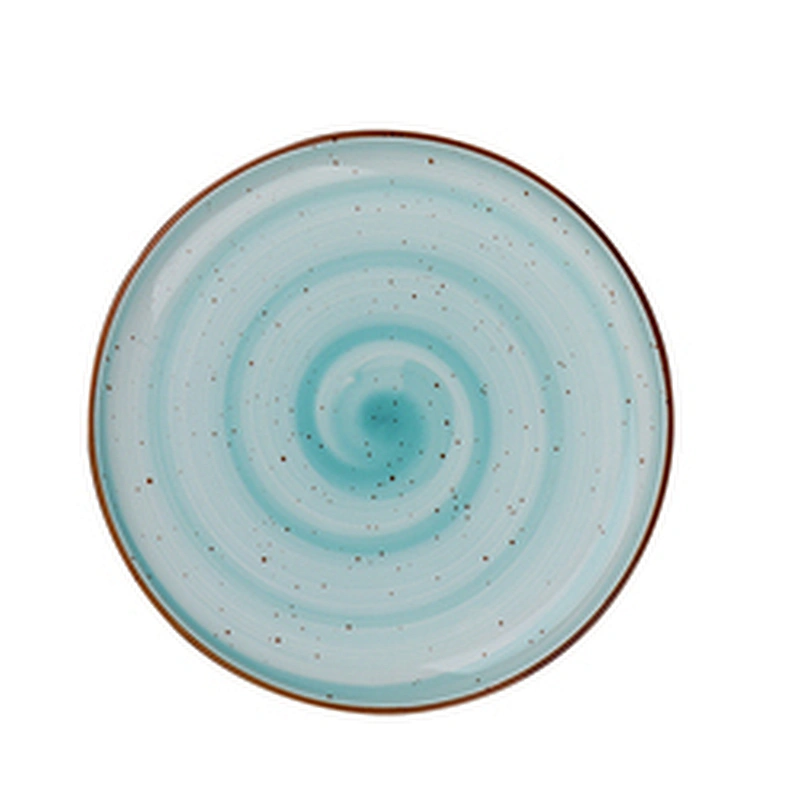 New Design Solid Color Spotted Tablewares Party Supplies Porcelain Charger Ceramic Plates