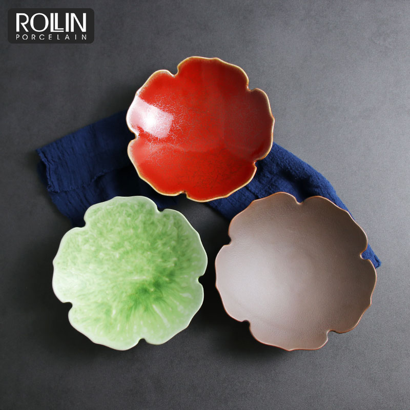 Glaze Plate Decal Porcelain Plates Korean Plates