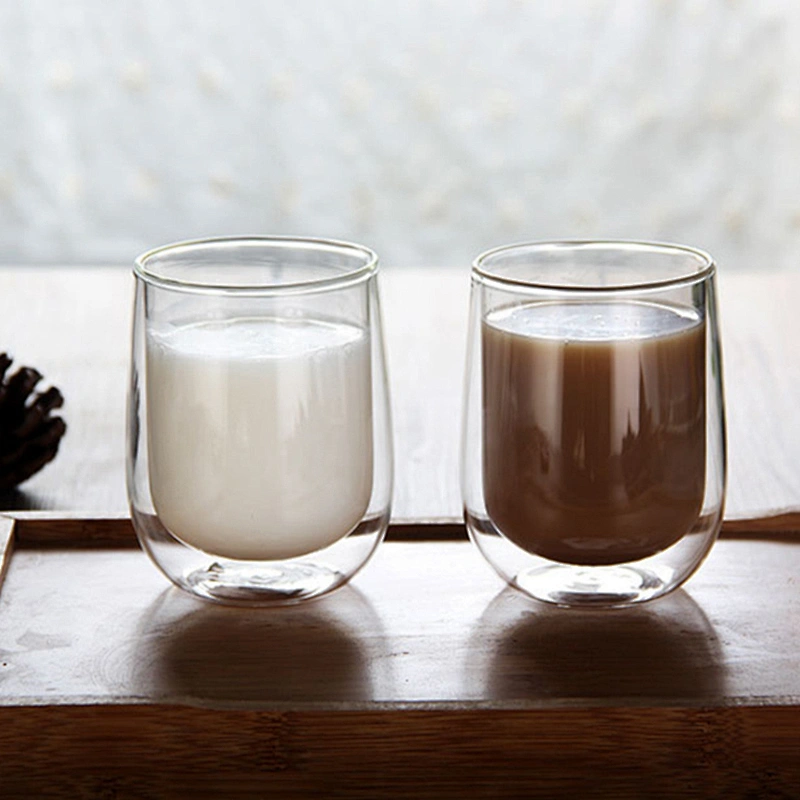 Food Safe Double Wall Pyrex Glass Latte Glass Coffee Cup Espresso cups