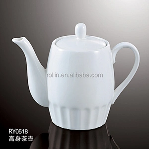 Hot sell Restaurant Ceramic coffee cup Tea, Chip-resistant Porcelain Pot Coffee Set, Commercial Crockery Tea & Coffee Pot